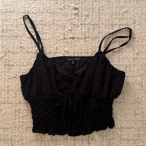 Black Crop Top